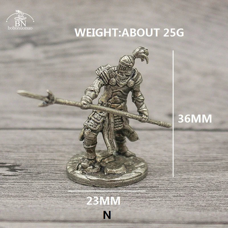 1PCS War Chess Table Game Ornaments Decorations Crafts Copper Undead Skeleton Soldiers Dolls Army Legion Model Toy Figurine