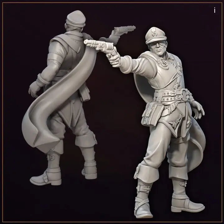 32mm , miniature model resin figure ,Merchants of the dark alley , Unassembled and unpainted kit