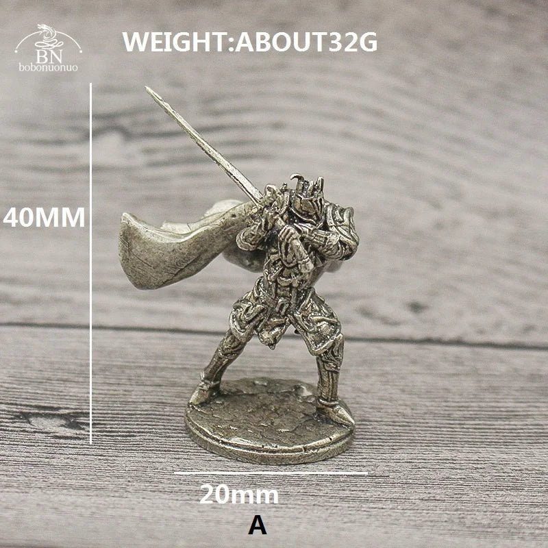 1PCS War Chess Table Game Ornaments Decorations Crafts Copper Undead Skeleton Soldiers Dolls Army Legion Model Toy Figurine