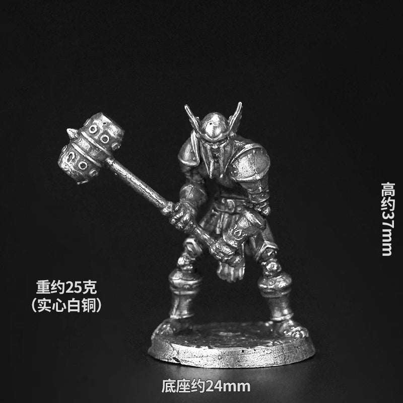 Bronze Metal Demonic Beast Dark Ranger Soldier Model Sacred Sacrifice figurine embossed tabletop game pieces
