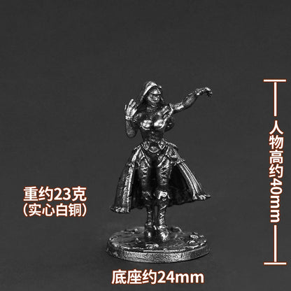 Metal Dark Abyss Little Soldier Toy Model Handmade Finished Automobile Parts Game Chess Jewelry Boy Toy Gift