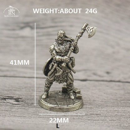 1PCS War Chess Table Game Ornaments Decorations Crafts Copper Undead Skeleton Soldiers Dolls Army Legion Model Toy Figurine