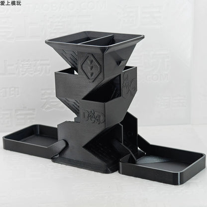 Board game folding dice tower, running dnd portable dice tower, stock tower, board game upgrade accessories Dice Tower