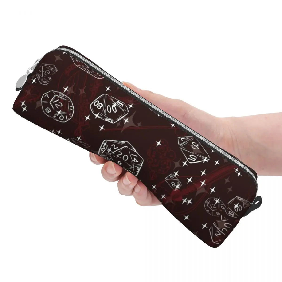 DnD Game Dice Spill Pencil Case Creative Pen Holder Bags Girls Boys Large Storage Students School Gift Pencil Box