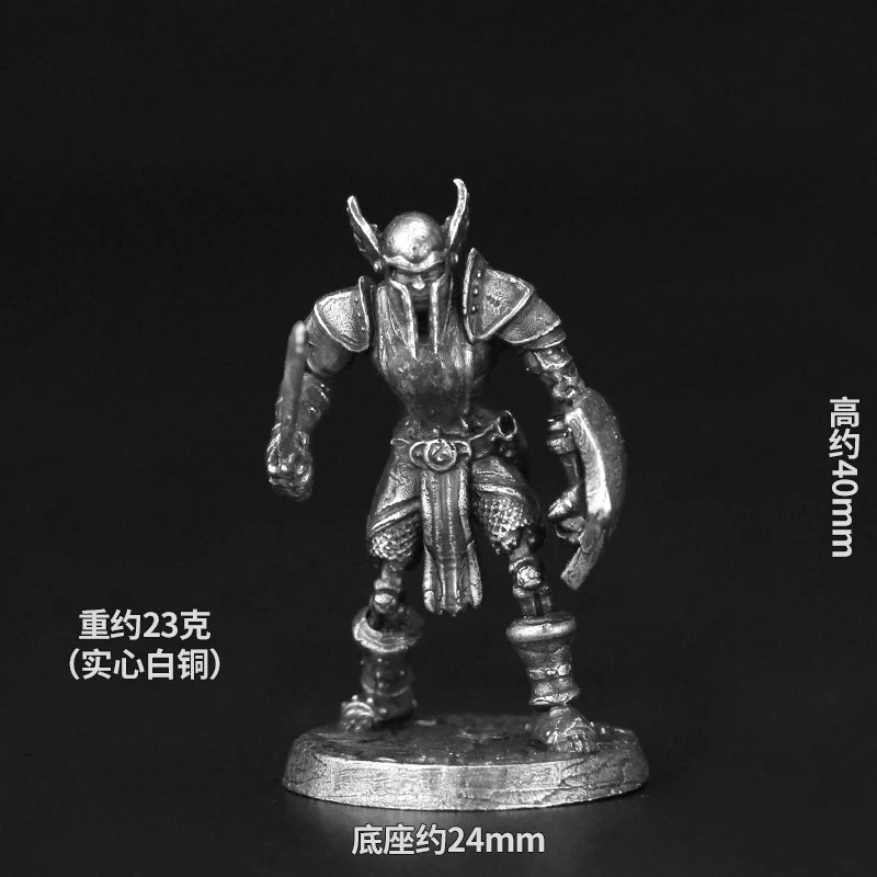 Bronze Metal Demonic Beast Dark Ranger Soldier Model Sacred Sacrifice figurine embossed tabletop game pieces