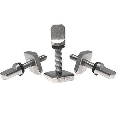 Surfboard Fins Thumb Screw and Plate for Longboard Center --0