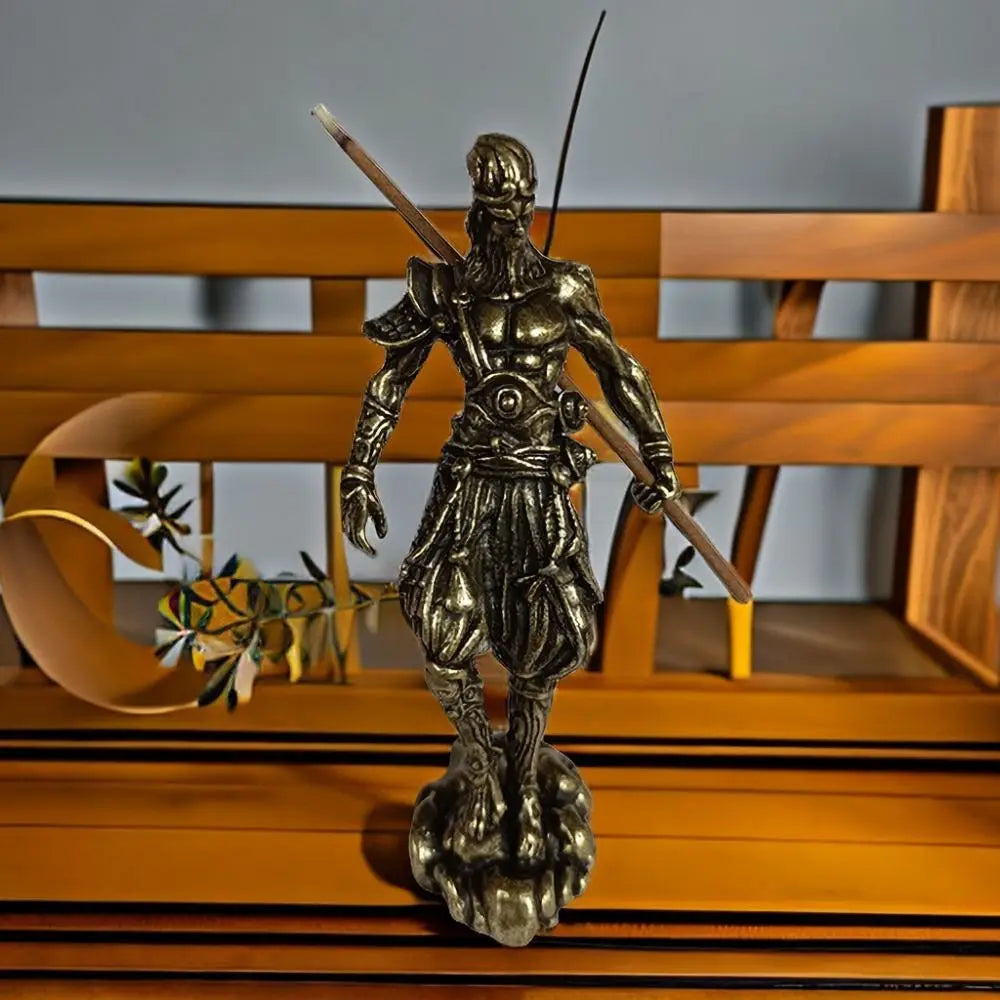 Creative Alloy WU KONG Figure Bronze Handmade Desktop Ornament Battle Victories WU KONG