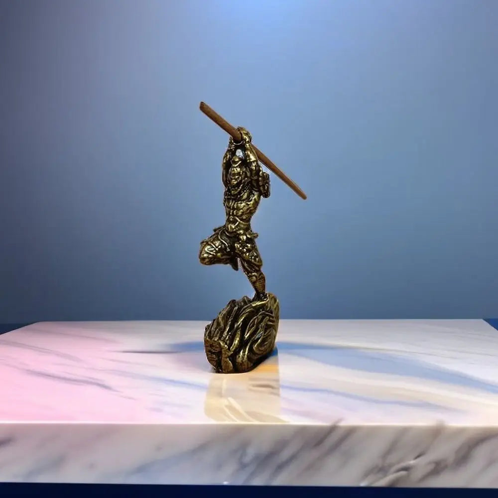 Creative Alloy WU KONG Figure Bronze Handmade Desktop Ornament Battle Victories WU KONG