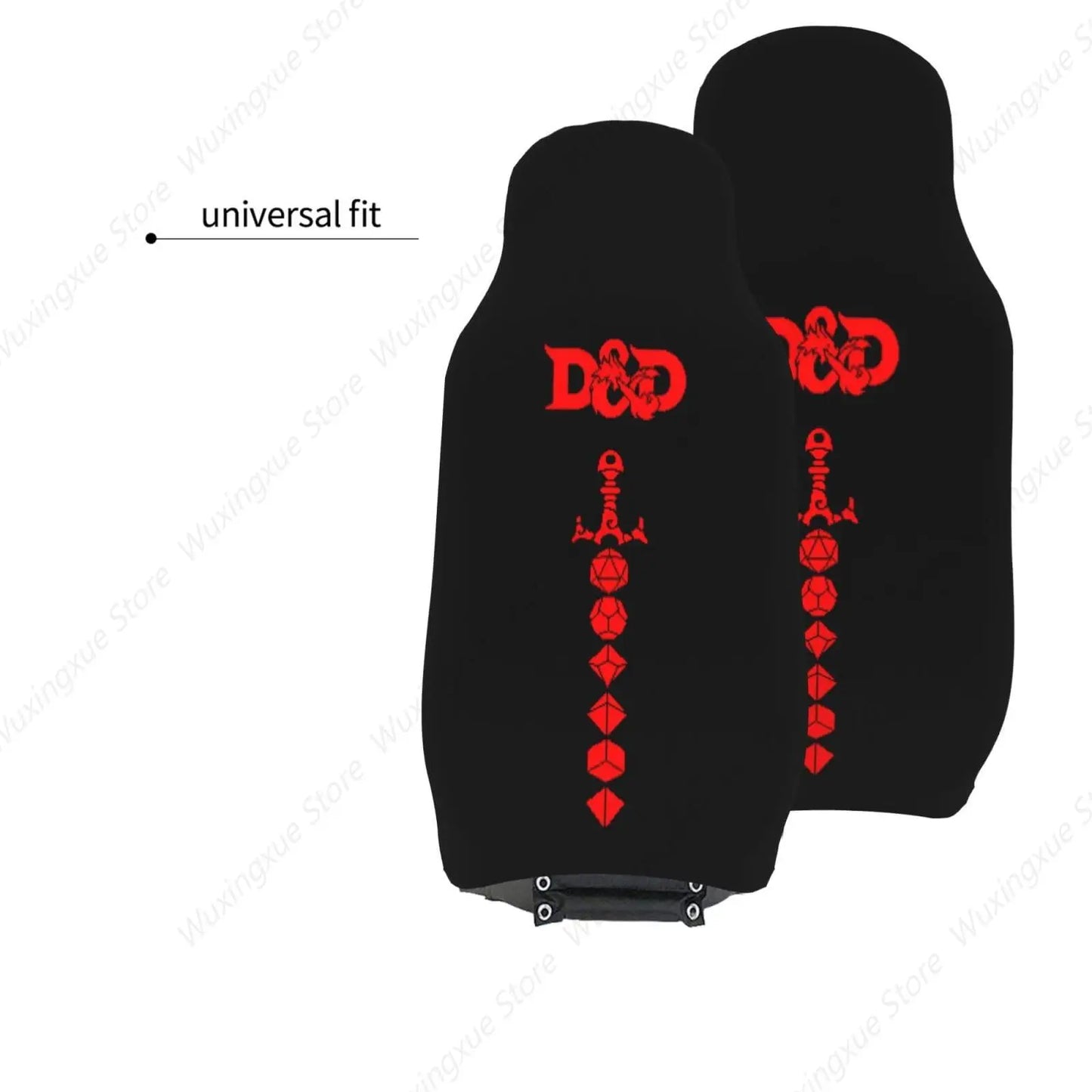 Dungeons Front Seat Covers Dragons 2 pcs Car Seat Covers Universal Auto Front Seats Protector Fits for Car,SUV Sedan,Tru