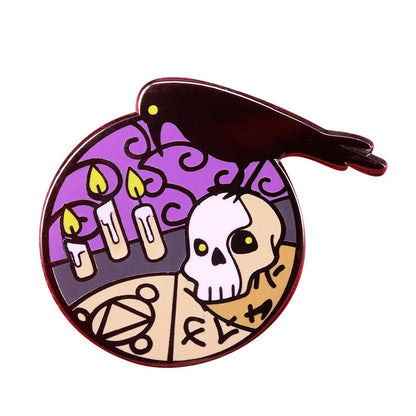 RPG Game Dungeon DnD Dragon Enamel Pins Dice D20 Cartoon Brooch Clothes Backpack Lapel Badges Fashion Jewelry Gifts