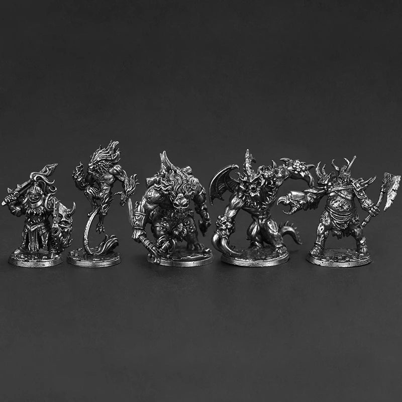 Metal Dark Abyss Little Soldier Toy Model Handmade Finished Automobile Parts Game Chess Jewelry Boy Toy Gift