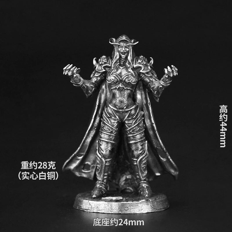 Bronze Metal Demonic Beast Dark Ranger Soldier Model Sacred Sacrifice figurine embossed tabletop game pieces