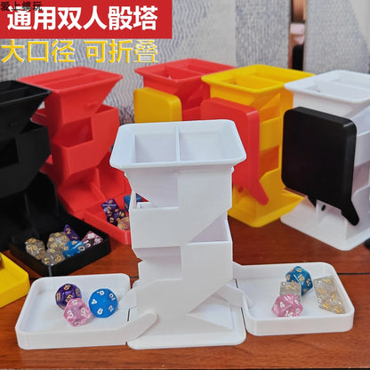 Board game folding dice tower, running dnd portable dice tower, stock tower, board game upgrade accessories Dice Tower