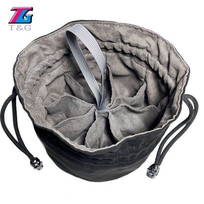 Dice Bag Cloth Storage Pouch High Quality Velvet Pouch Unique Design Large Capacity Easy Carrying For DND RPG Game Accessories
