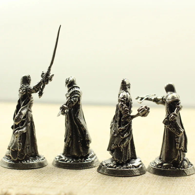 Middle Ages Legion Wraith Soldiers Models Toy Figurines Miniatures Metal Copper Mens Gifts Desktop Ornaments Decorations Crafts