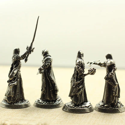 Middle Ages Legion Wraith Soldiers Models Toy Figurines Miniatures Metal Copper Mens Gifts Desktop Ornaments Decorations Crafts