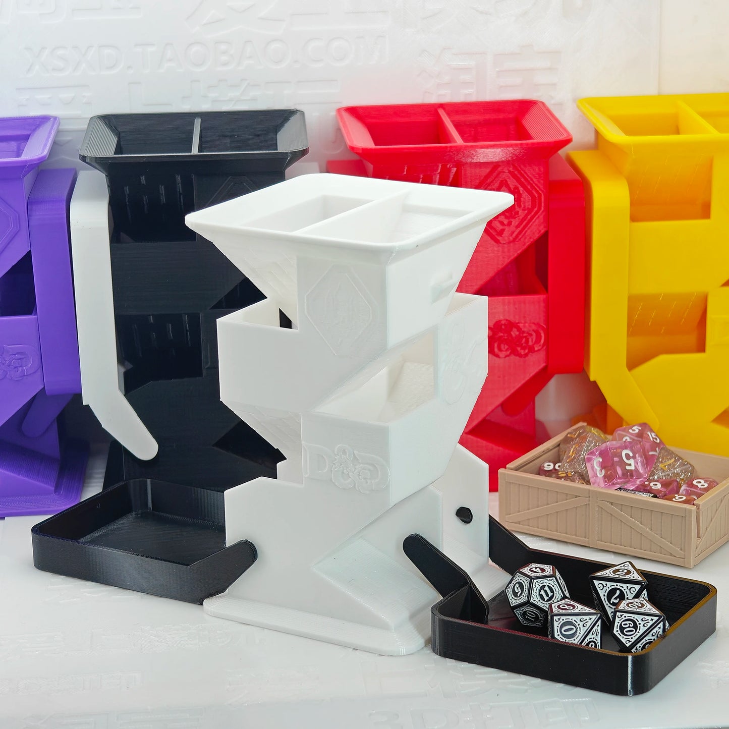 Board game folding dice tower, running dnd portable dice tower, stock tower, board game upgrade accessories Dice Tower