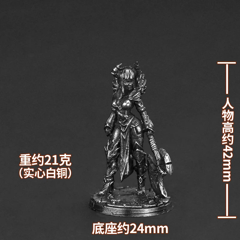 Metal Dark Abyss Little Soldier Toy Model Handmade Finished Automobile Parts Game Chess Jewelry Boy Toy Gift