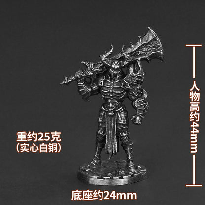 Metal Dark Abyss Little Soldier Toy Model Handmade Finished Automobile Parts Game Chess Jewelry Boy Toy Gift