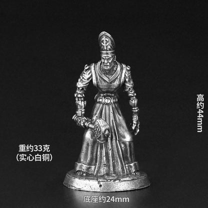 Bronze Metal Demonic Beast Dark Ranger Soldier Model Sacred Sacrifice figurine embossed tabletop game pieces