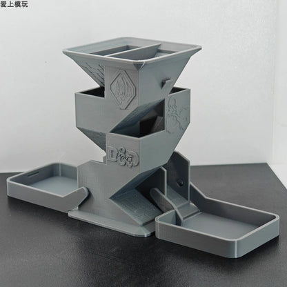 Board game folding dice tower, running dnd portable dice tower, stock tower, board game upgrade accessories Dice Tower
