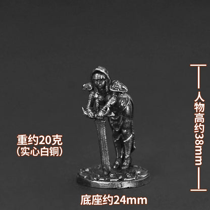 Metal Dark Abyss Little Soldier Toy Model Handmade Finished Automobile Parts Game Chess Jewelry Boy Toy Gift