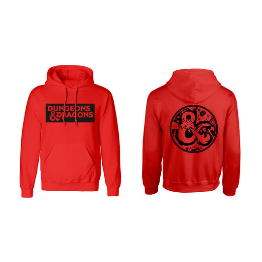 Unisex Hoodie Dungeons & Dragons Logo Red-0