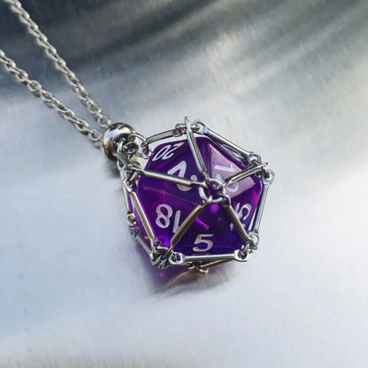 New Crystal Cage Holder Necklace Adjustable Stone Net Interchangeable Stainless Steel Necklace Dice Rope Chain Pendant Jewelry