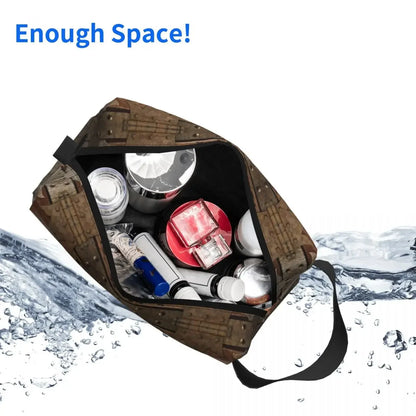 Dnd Game Definitely Not A Trap Door Makeup Bag Women Travel Cosmetic Organizer Kawaii Storage Toiletry Bags