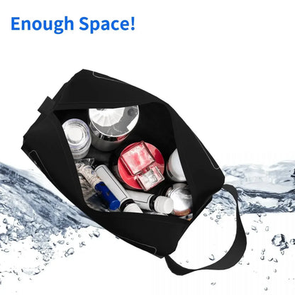 Dnd Game House Initiative Cosmetic Bag Women Cute Large Capacity Makeup Case Beauty Storage Toiletry Bags