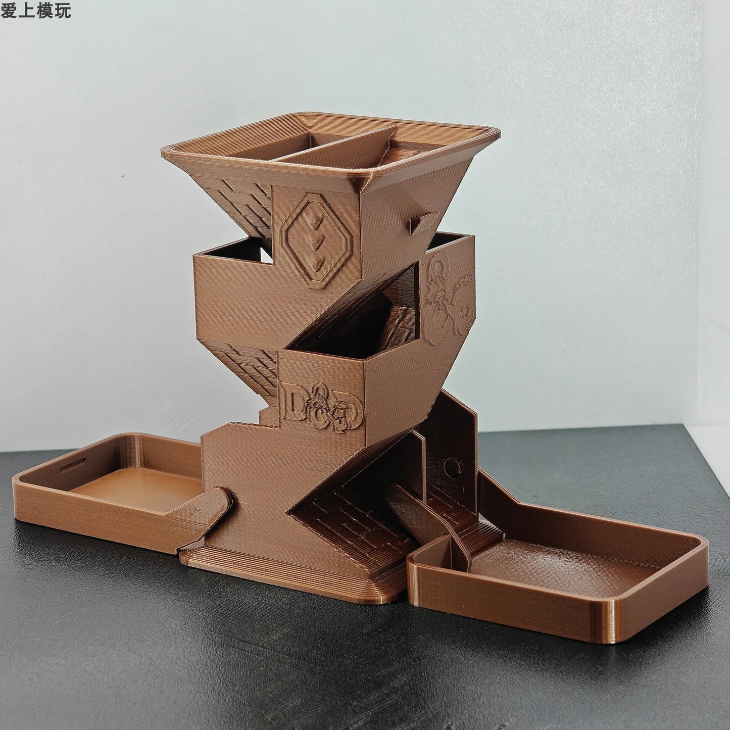 Board game folding dice tower, running dnd portable dice tower, stock tower, board game upgrade accessories Dice Tower