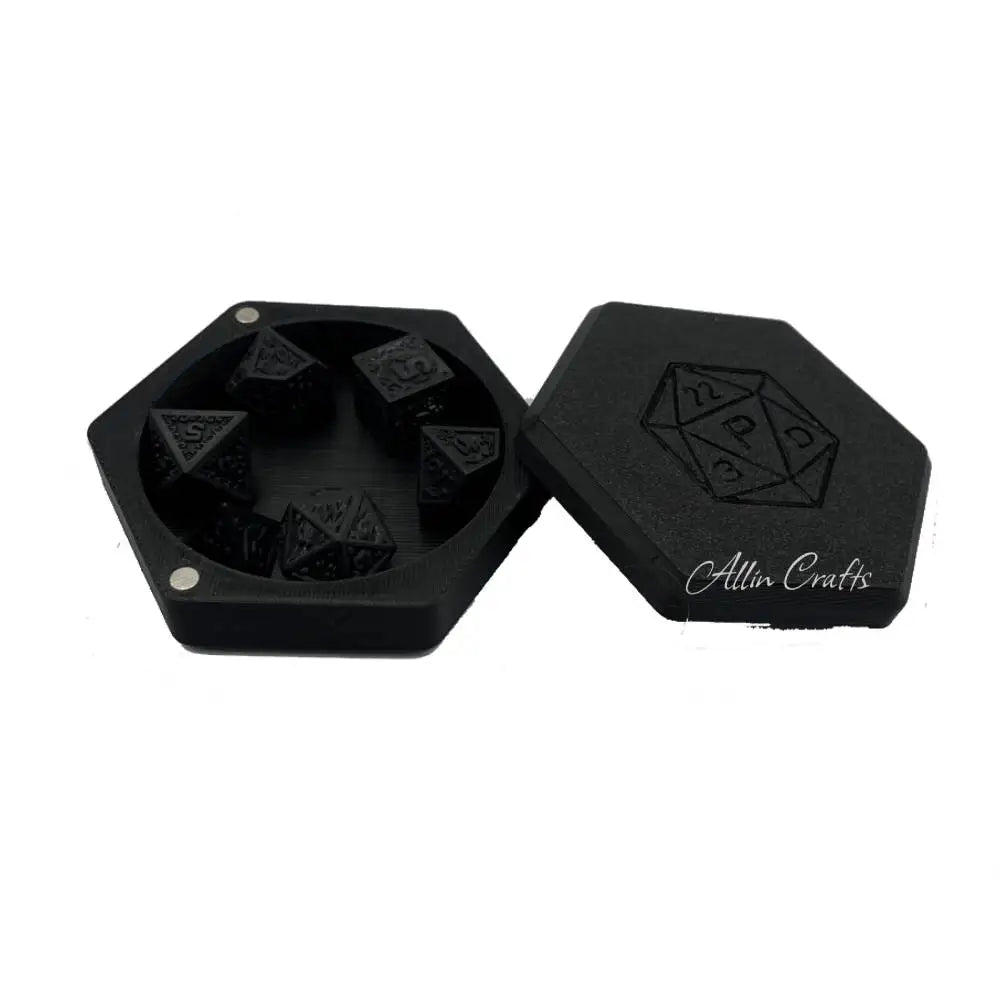DND Dice tray, Dice box for Role Play Games Players Dungeons and Dragon D&D Dice Collection Box Board Game RPG Resin Dice Tray