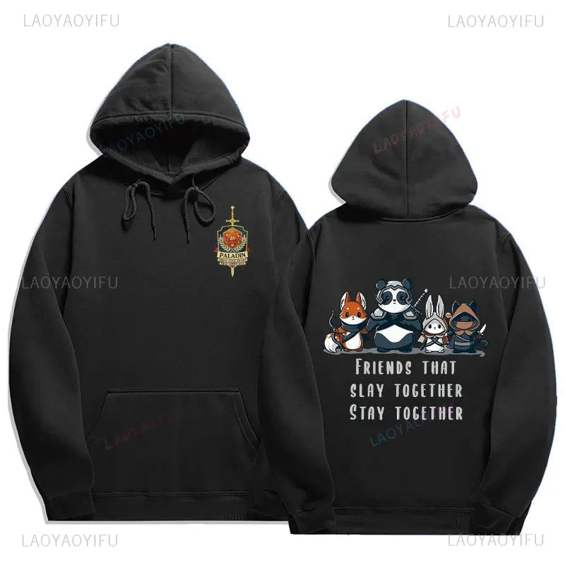 Dragon Dice and Dungeons Board Game Hoodies Fashion Long Sleeve Sweatshirt Funny Anime Cartoon Graphic Hoodie Unisex Pullovers
