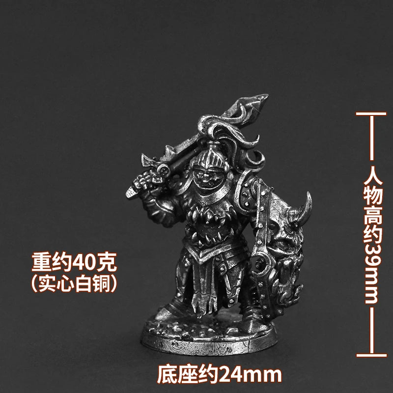Metal Dark Abyss Little Soldier Toy Model Handmade Finished Automobile Parts Game Chess Jewelry Boy Toy Gift