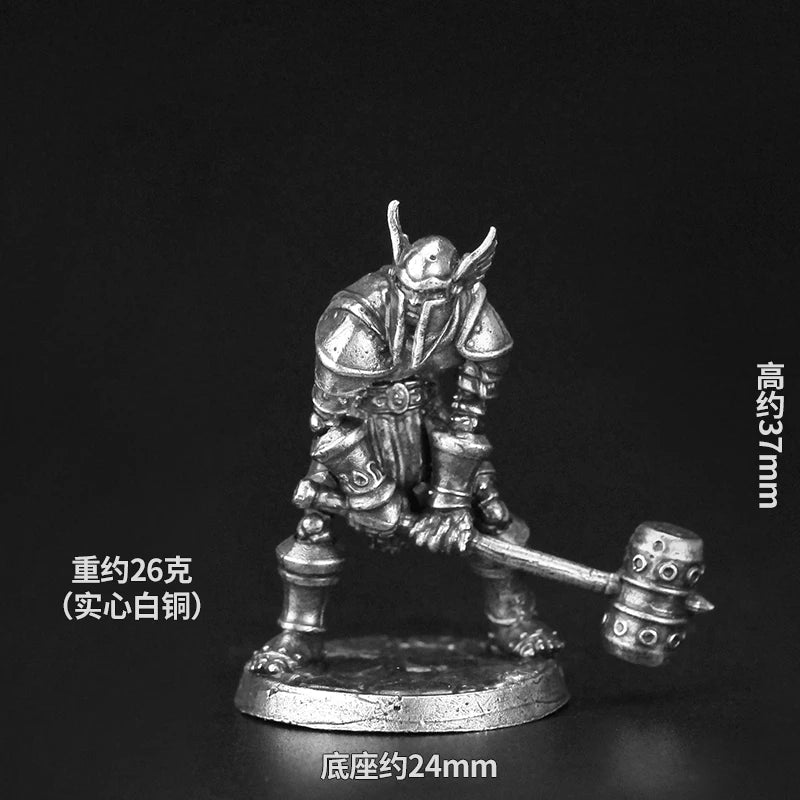 Bronze Metal Demonic Beast Dark Ranger Soldier Model Sacred Sacrifice figurine embossed tabletop game pieces