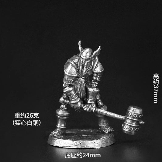 Bronze Metal Demonic Beast Dark Ranger Soldier Model Sacred Sacrifice figurine embossed tabletop game pieces