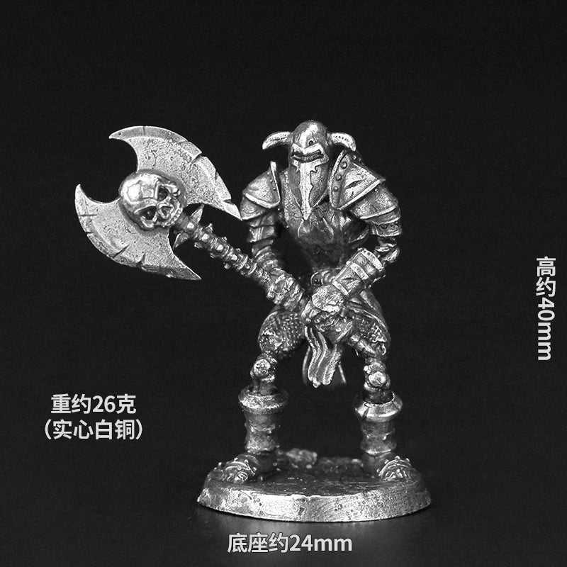 Bronze Metal Demonic Beast Dark Ranger Soldier Model Sacred Sacrifice figurine embossed tabletop game pieces