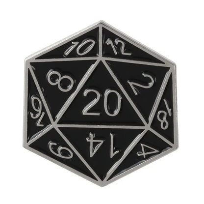 RPG Game Dungeon DnD Dragon Enamel Pins Dice D20 Cartoon Brooch Clothes Backpack Lapel Badges Fashion Jewelry Gifts