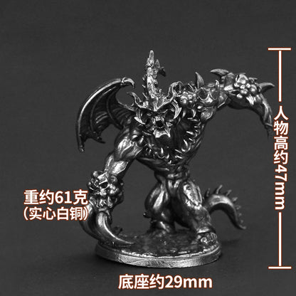 Metal Dark Abyss Little Soldier Toy Model Handmade Finished Automobile Parts Game Chess Jewelry Boy Toy Gift