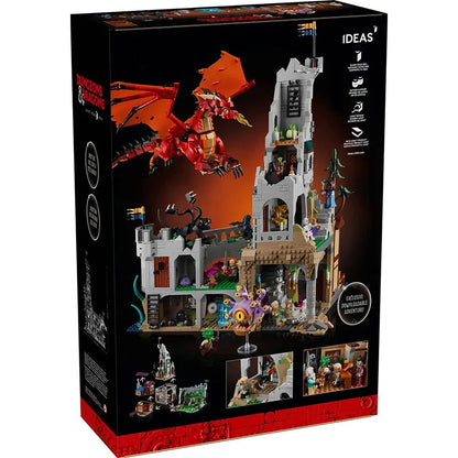Kalein 3745pcs Dungeons & Dragons Red Dragon21348 Model Building Block Set Assembled Toy Children's Birthday Gift