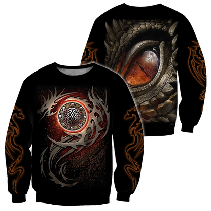 Armor Tattoo and Dungeon Dragon 3D Printed Unisex Deluxe Hoodie Men Sweatshirt Zip Pullover Casual Jacket Tracksuit KJ0279