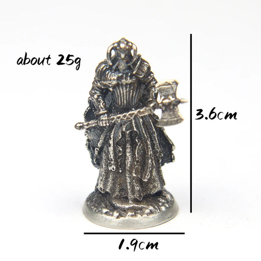 Middle Ages Legion Wraith Soldiers Models Toy Figurines Miniatures Metal Copper Mens Gifts Desktop Ornaments Decorations Crafts