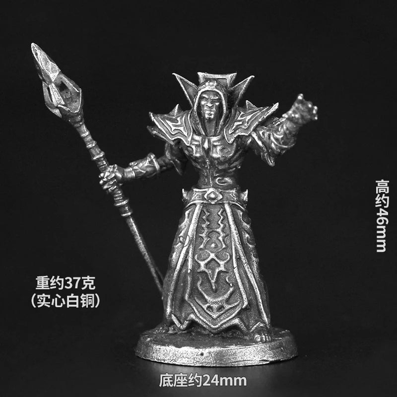 Bronze Metal Demonic Beast Dark Ranger Soldier Model Sacred Sacrifice figurine embossed tabletop game pieces