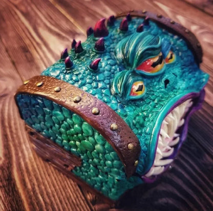 Mimic Chest DND RPG Dice Box Fit Polyhedral Dice D&D Roleplaying Tabletop Gaming Pathfinder Home Decoration