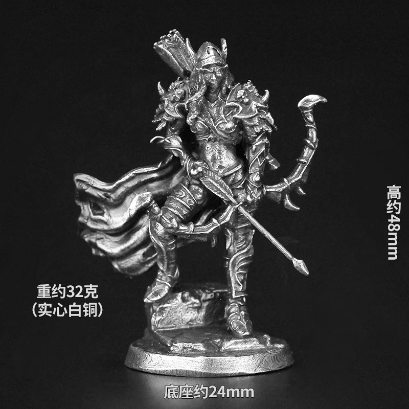Bronze Metal Demonic Beast Dark Ranger Soldier Model Sacred Sacrifice figurine embossed tabletop game pieces