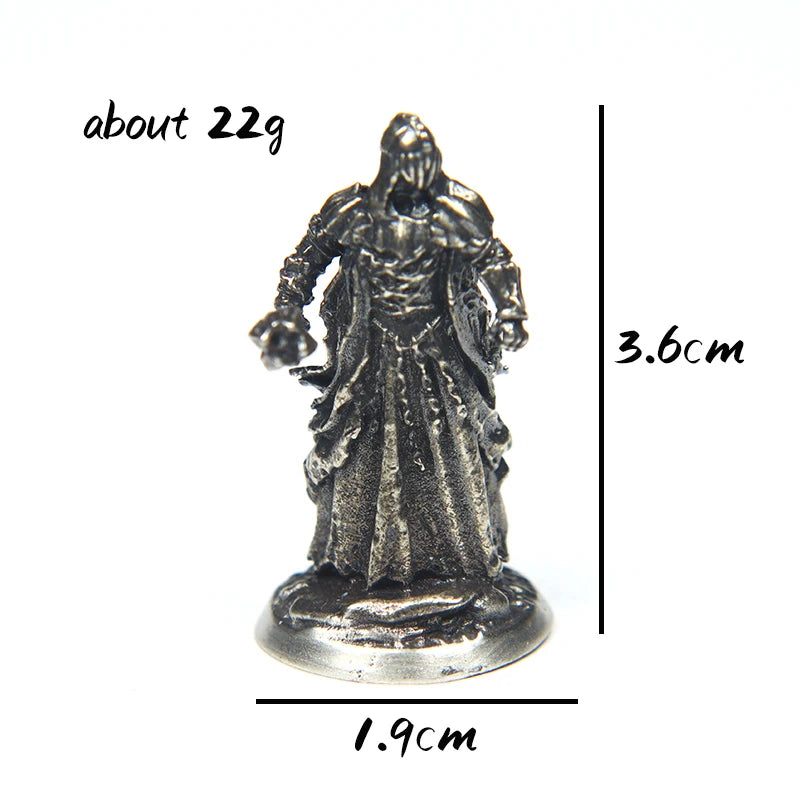 Middle Ages Legion Wraith Soldiers Models Toy Figurines Miniatures Metal Copper Mens Gifts Desktop Ornaments Decorations Crafts