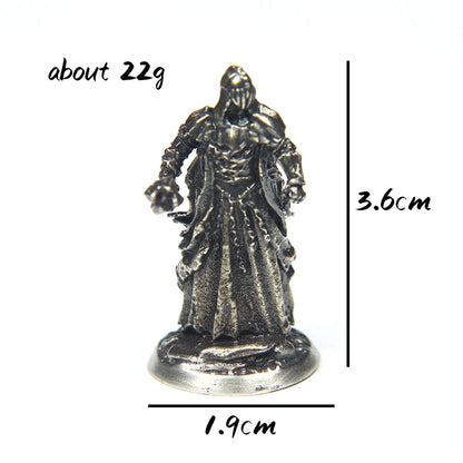 Middle Ages Legion Wraith Soldiers Models Toy Figurines Miniatures Metal Copper Mens Gifts Desktop Ornaments Decorations Crafts