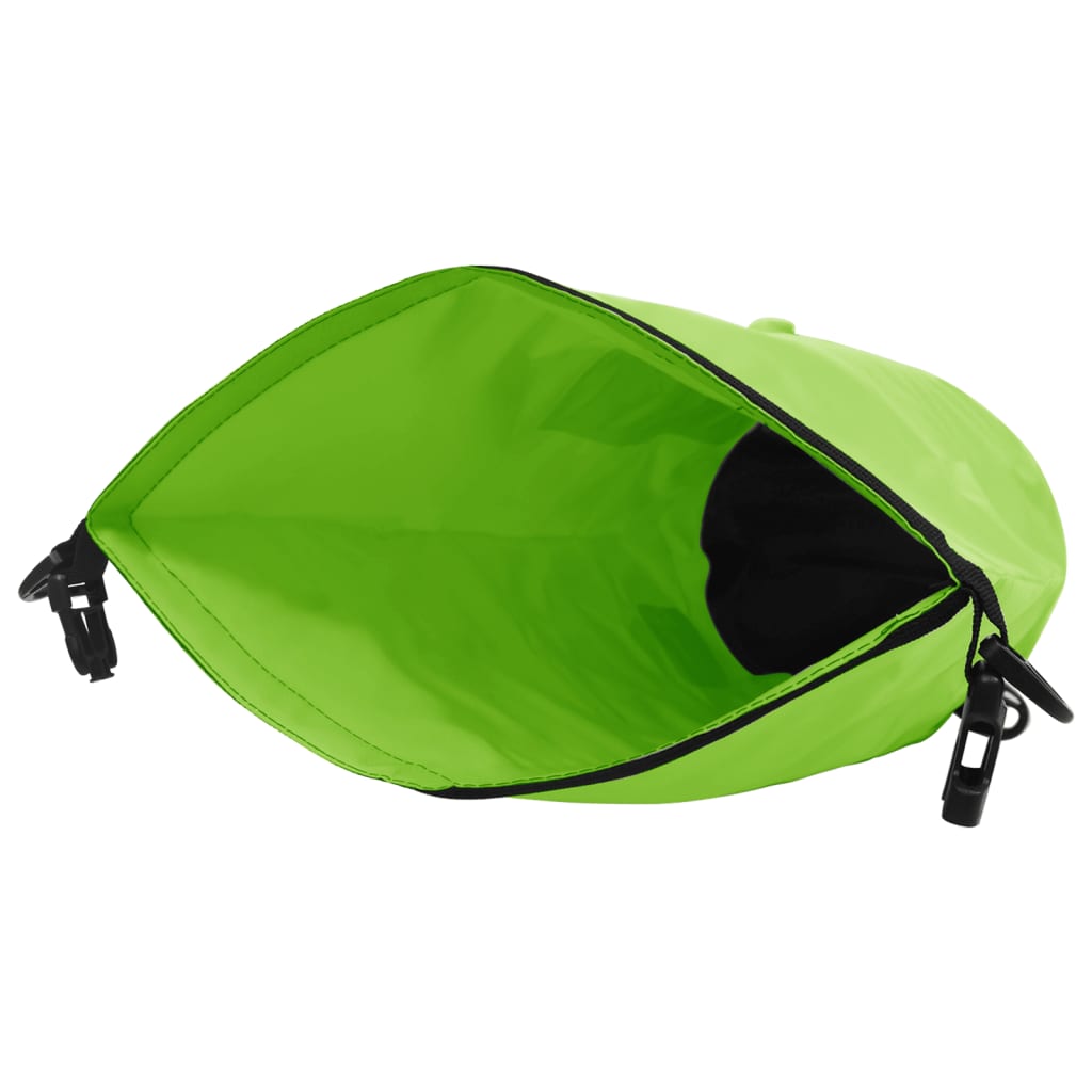 vidaXL Dry Bag Green 4 gal PVC-3