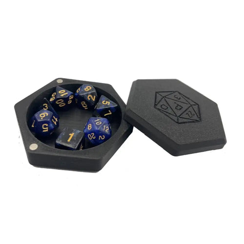DND Dice tray, Dice box for Role Play Games Players Dungeons and Dragon D&D Dice Collection Box Board Game RPG Resin Dice Tray