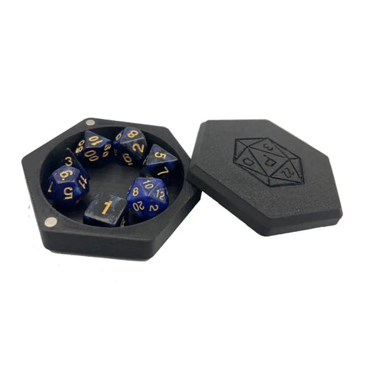 DND Dice tray, Dice box for Role Play Games Players Dungeons and Dragon D&D Dice Collection Box Board Game RPG Resin Dice Tray